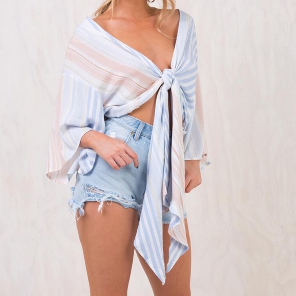 Princess Polly Bungalow Tie Blouse - Picture 4 of 4